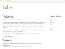 Tablet Screenshot of labix.org